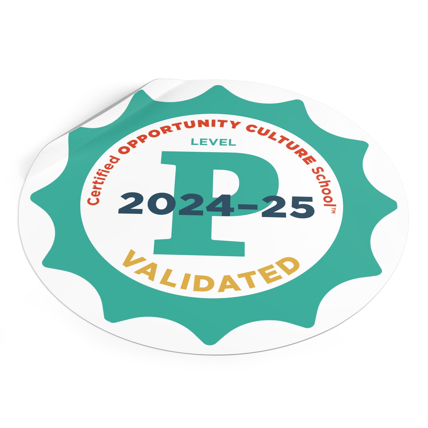 Provisional Level Certified Opportunity Culture School®, Validated Badge—2024-25