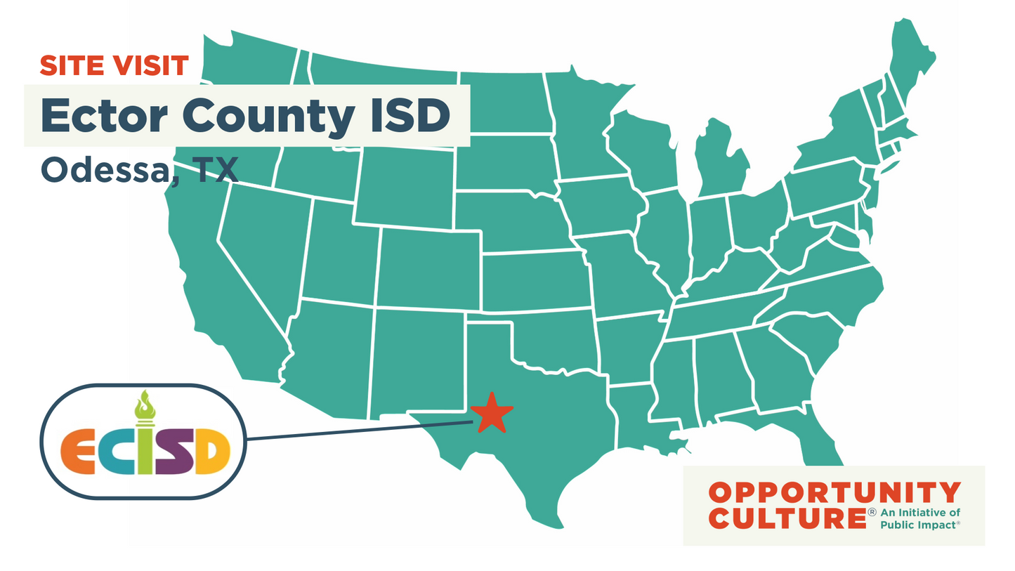 Site Visit to Ector County Independent School District, Texas