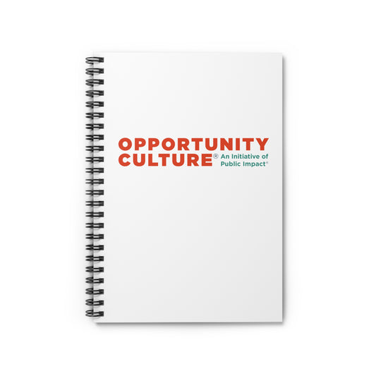 Opportunity Culture® Spiral Notebook